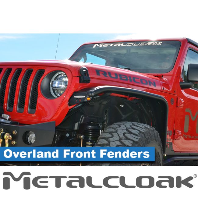 Metalcloak メタルクローク Overland スチール チューブ フェンダー フロント ペア(JL/JT) – アメリカンインテイク US カスタムパーツショップ