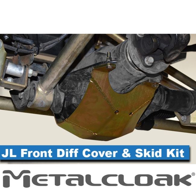 Metalcloak メタルクローク デフカバー＆スキッドプレート フロント (JL/JT)
