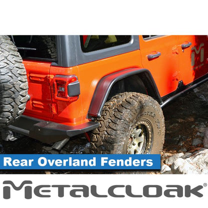 Metalcloak メタルクローク Overland スチール チューブ フェンダー リア ペア(JL)