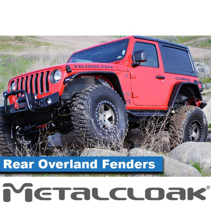 Metalcloak メタルクローク Overland スチール チューブ フェンダー リア ペア(JL)