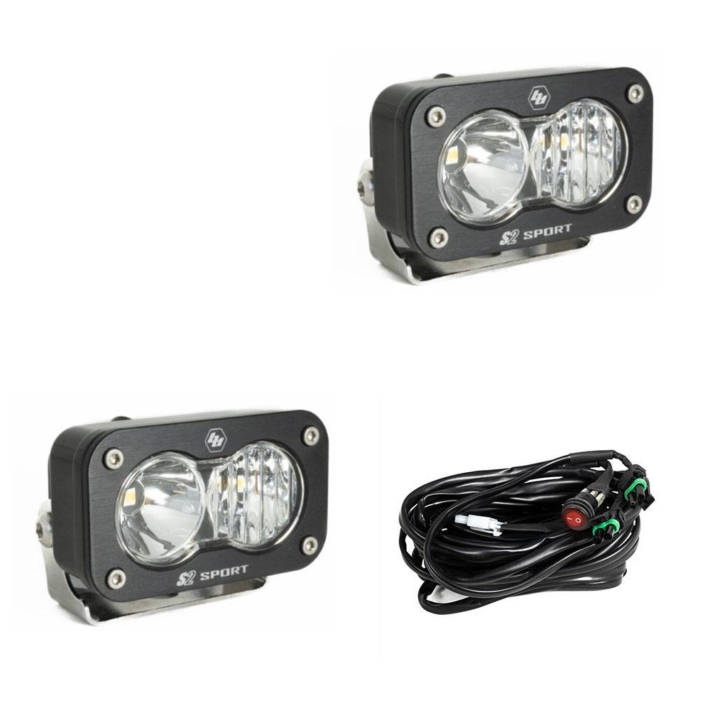 Baja Designs S2 スポーツ LED AUXライト ペア – アメリカンインテイク