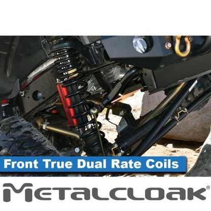 Metalcloak メタルクローク JL 5.5 in/ JT 4.5in Lift用 デュアルレート フロント コイル　(JL/JT)