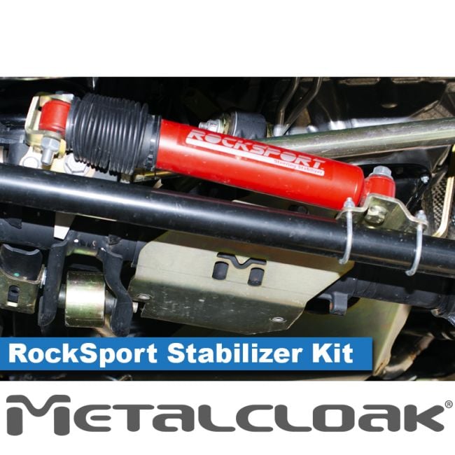 Metalcloak メタルクローク RockSport Red ステアリング スタビライザー (JL/JT)