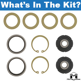 Metalcloak フロントアクスル用 Duroflex ブッシングキット (JL/JT)