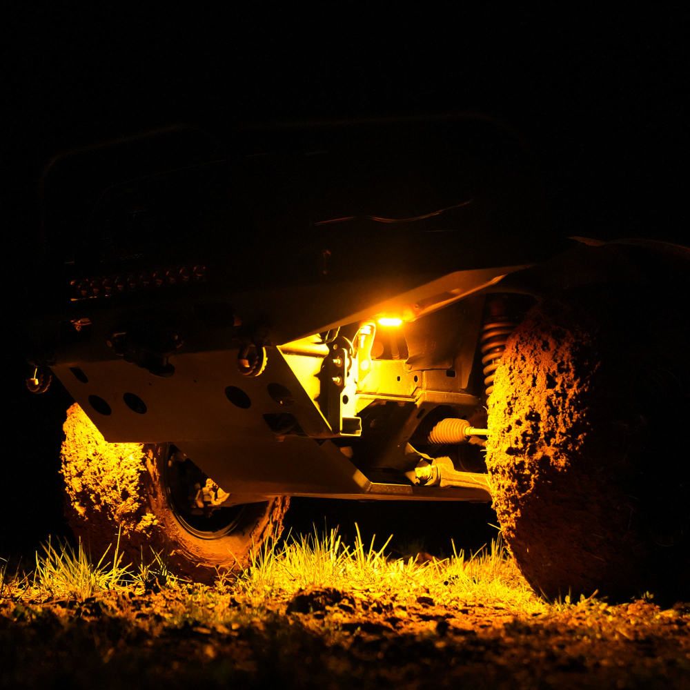 KC HiLiTES KCハイライツ サイクロン V2 LED ロックライトキット Cyclone V2 LED 6-Light - Rock Light Kit