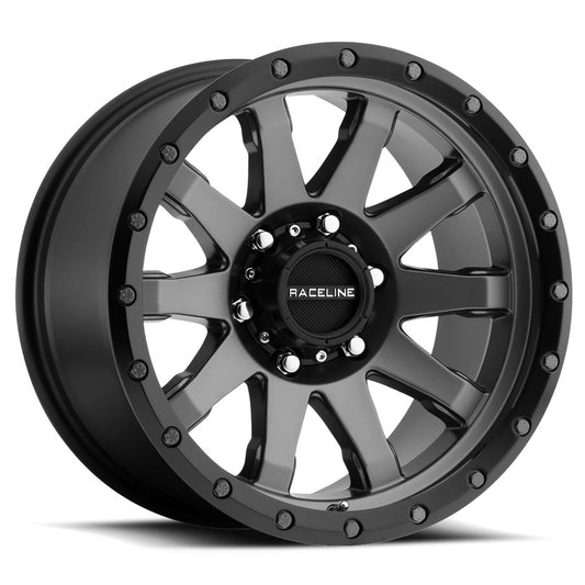 Raceline Wheels レースライン ホイール 934G Clutch | Gun Metal w/ Black ring