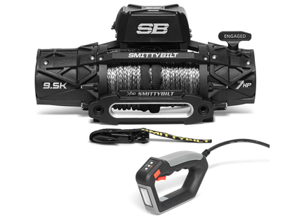 Smittybilt XRC Gen3 Comp 9500lb シンセティックロープ ウインチ