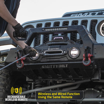 Smittybilt X2O Gen3 12000lb シンセティックロープ ウインチ