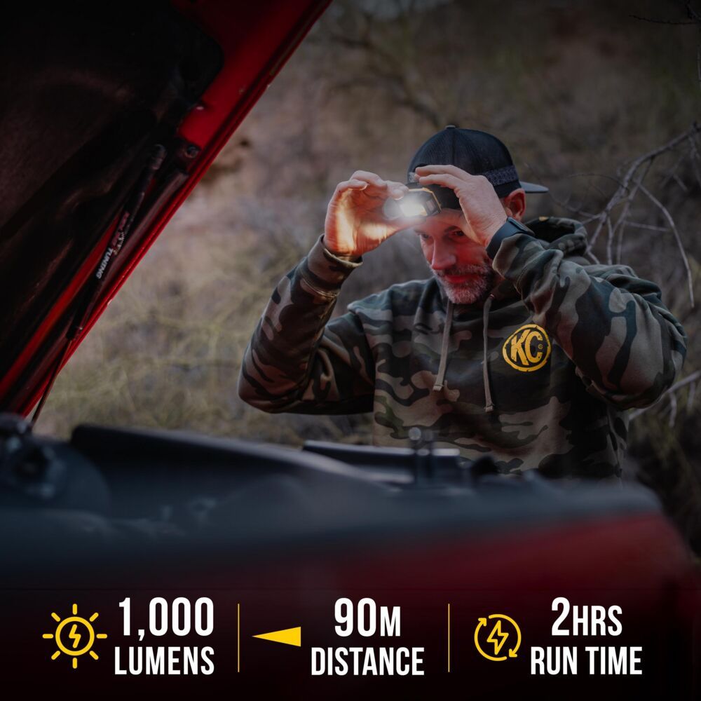 KC HiLiTES FLX 1K マグネット式 LED ヘッドライト＆タスクライト
