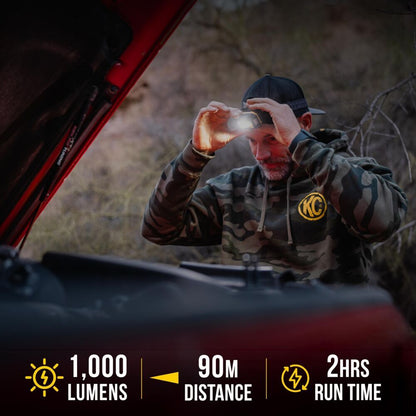 KC HiLiTES FLX 1K マグネット式 LED ヘッドライト＆タスクライト