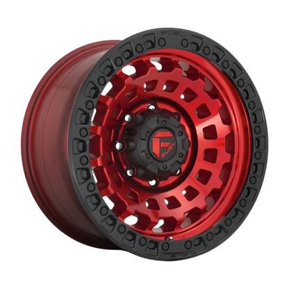 Fuel Off Road フューエルオフロード ホイール D632 ZEPHYR | CANDY RED BLACK BEAD RING