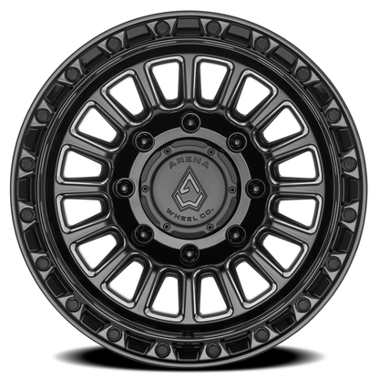 Arena Wheel アリーナ ホイール  A130 PODIUM | SATIN BLACK CENTER GLOSSY BLACK LIP