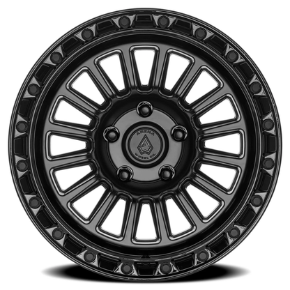 Arena Wheel アリーナ ホイール  A130 PODIUM | SATIN BLACK CENTER GLOSSY BLACK LIP