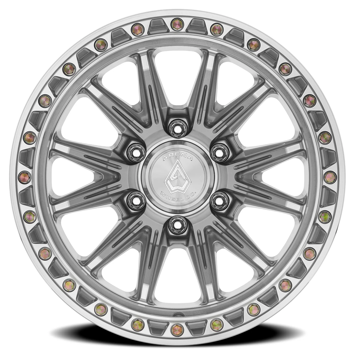 Arena Wheel アリーナ ホイール  A132 BLITZ | GLOSS SILVER MACHINED