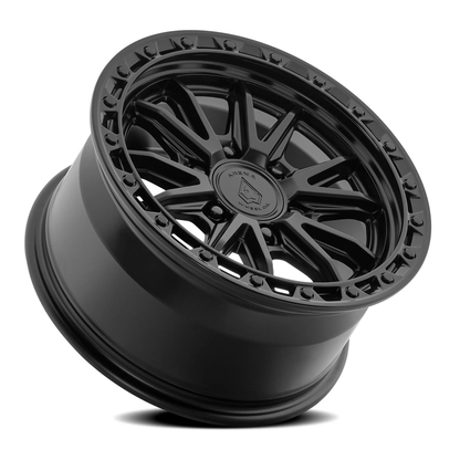Arena Wheel アリーナ ホイール  A135 ATLAS | SATIN BLACK CENTER GLOSSY BLACK LIP