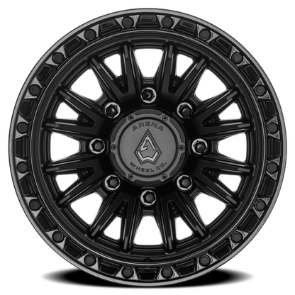 Arena Wheel アリーナ ホイール  A135 ATLAS | SATIN BLACK CENTER GLOSSY BLACK LIP