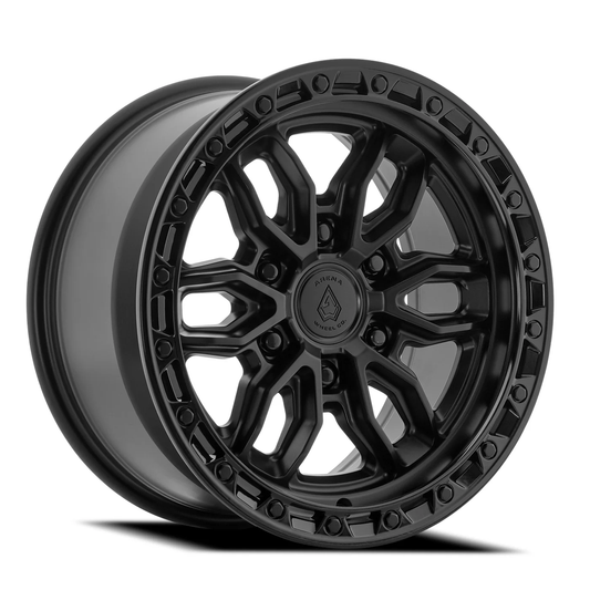 Arena Wheel アリーナ ホイール  A137 PURSUIT | SATIN BLACK CENTER GLOSSY BLACK LIP