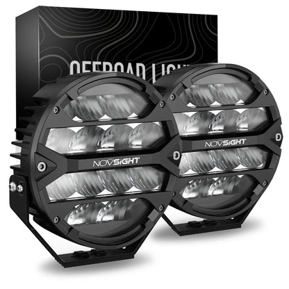 NOVSIGHT ROCKシリーズ 9インチ 丸型 LEDポッドライト