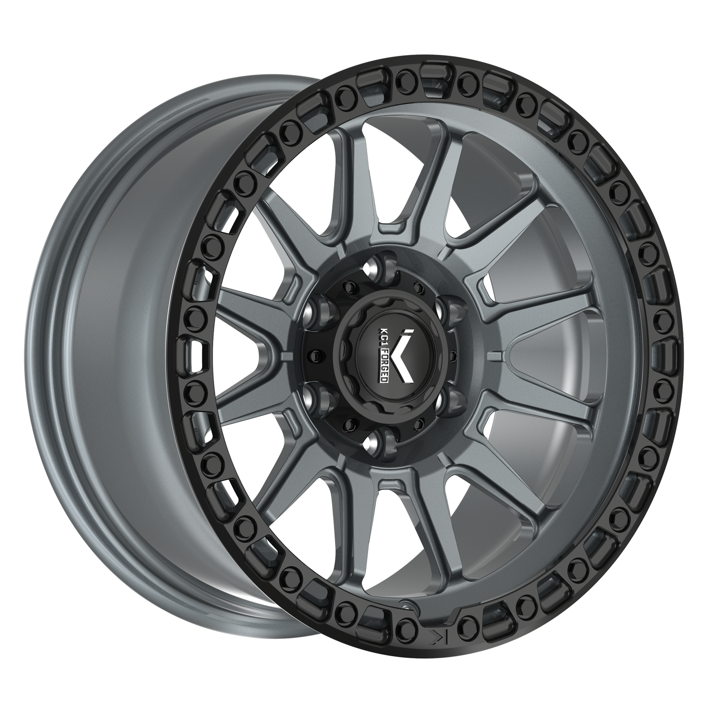 KG1 FORGED ホイール KO105F ADRENALINE | MATTE ANTHRACITE BLACK RING