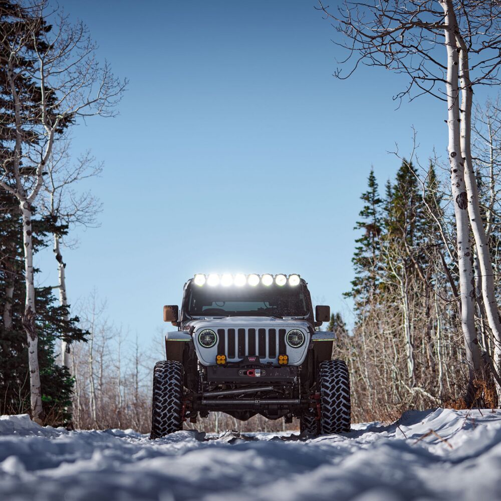 KC HiLiTES Gravity Titan 50インチ LEDライトバー オーバーヘッドマウントキット (JL・JT・392・Mojave・4xe・JK・TJ)