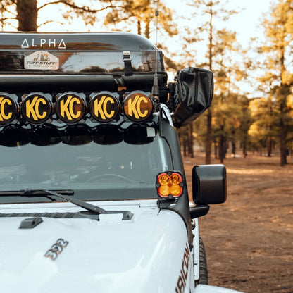 KC HiLiTES Gravity Titan 50インチ LEDライトバー オーバーヘッドマウントキット (JL・JT・392・Mojave・4xe・JK・TJ)
