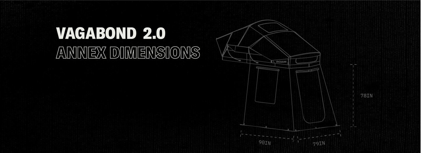 ロームアドベンチャー Roam Adventure バガボンド 2.0専用 アネックス (スタンダード & XL)