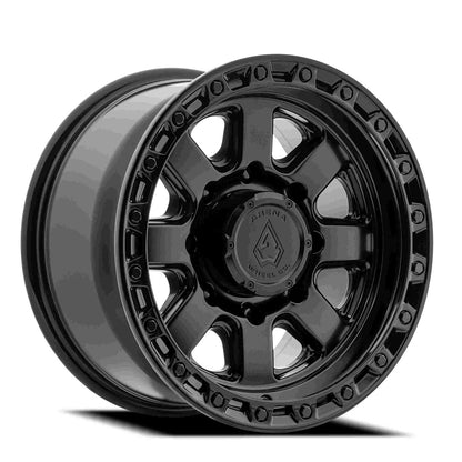 Arena Wheel アリーナ ホイール  A148 BANDIT | SATIN BLACK CENTER GLOSSY BLACK LIP