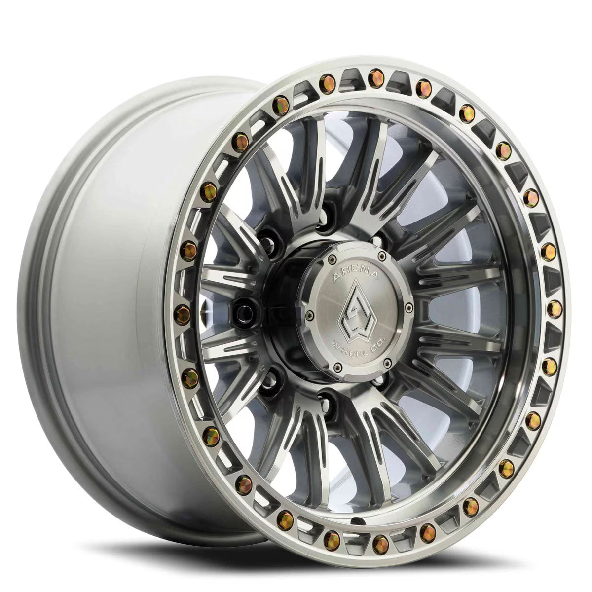 Arena Wheel アリーナ ホイール  A132 BLITZ | GLOSS SILVER MACHINED