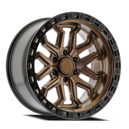 Arena Wheel アリーナ ホイール  A125 JACKAL | SMOKED BRONZE CENTER GLOSSY BLACK LIP