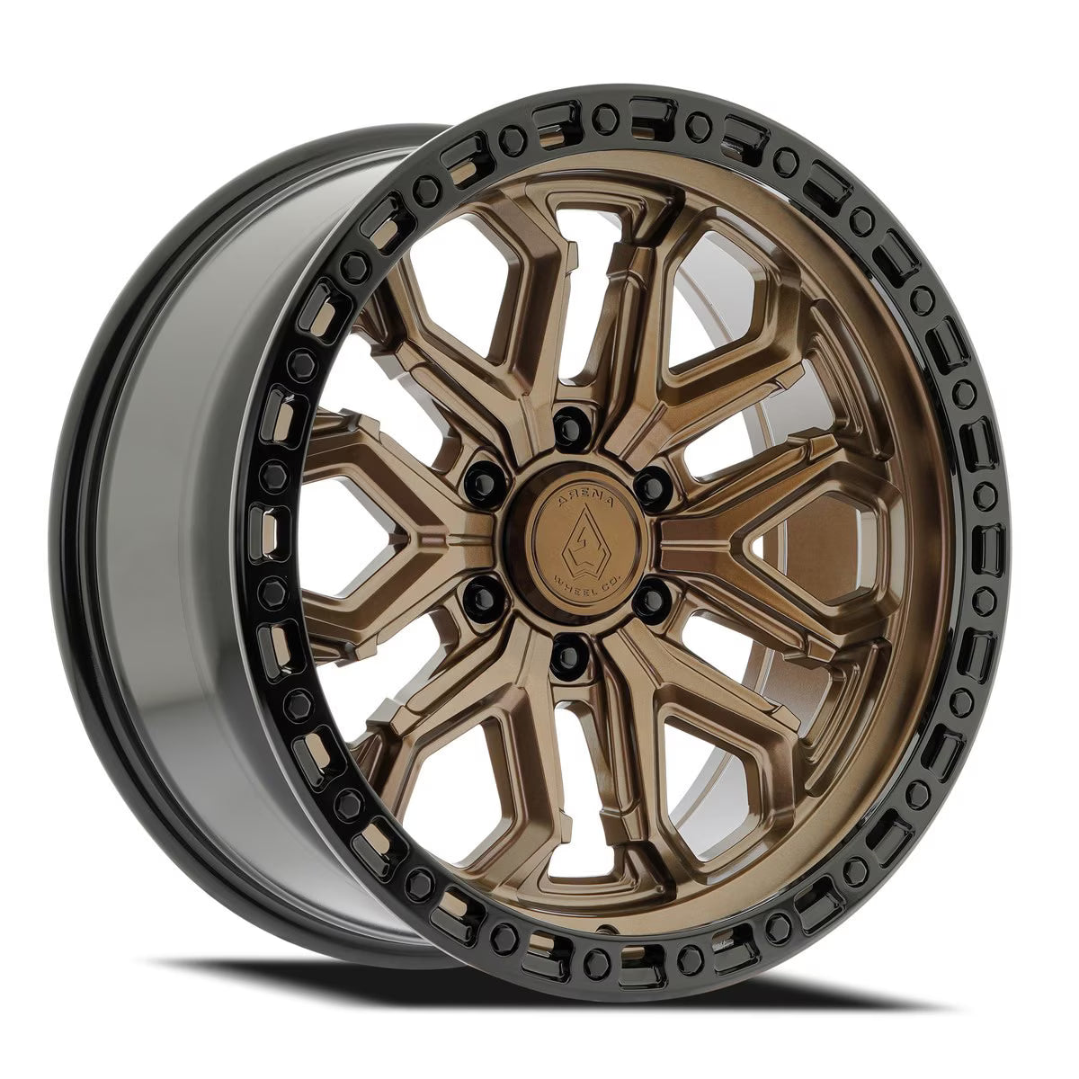 Arena Wheel アリーナ ホイール  A125 JACKAL | SMOKED BRONZE CENTER GLOSSY BLACK LIP