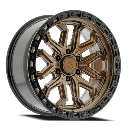 Arena Wheel アリーナ ホイール  A125 JACKAL | SMOKED BRONZE CENTER GLOSSY BLACK LIP