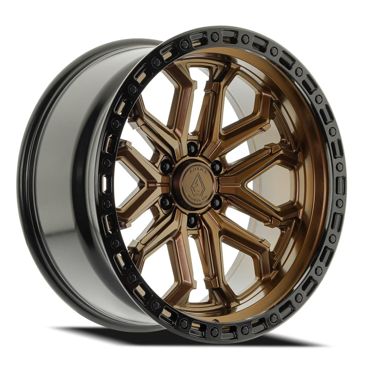 Arena Wheel アリーナ ホイール  A125 JACKAL | SMOKED BRONZE CENTER GLOSSY BLACK LIP