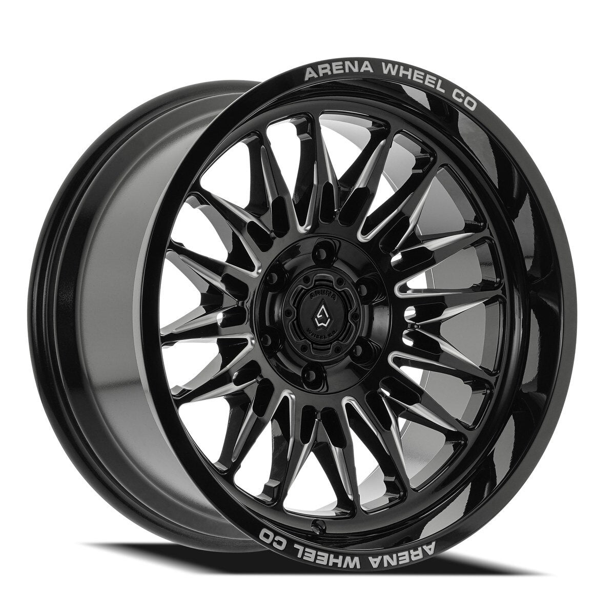 Arena Wheel アリーナ ホイール  A126 JAVELIN | GLOSS BLACK AND MILLED