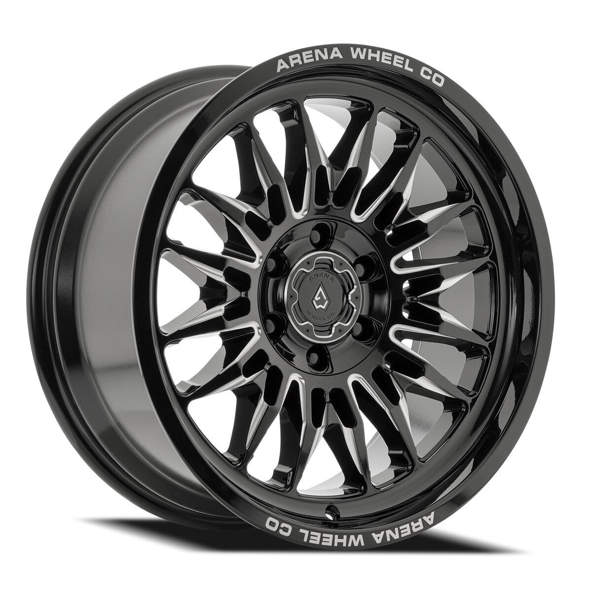 Arena Wheel アリーナ ホイール  A126 JAVELIN | GLOSS BLACK AND MILLED