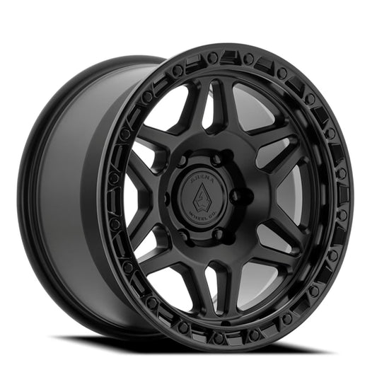 Arena Wheel アリーナ ホイール  A139 OCTANE | SATIN BLACK CENTER GLOSSY BLACK LIP