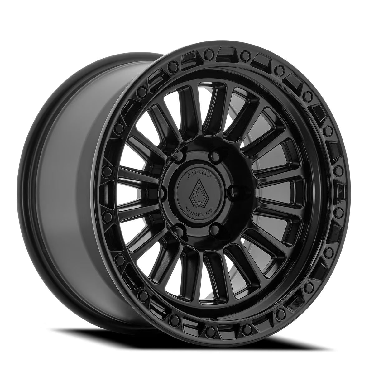 Arena Wheel アリーナ ホイール  A130 PODIUM | SATIN BLACK CENTER GLOSSY BLACK LIP