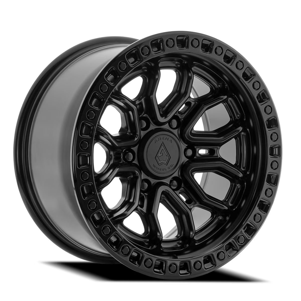 Arena Wheel アリーナ ホイール  A120 TERRA | SATIN BLACK CENTER GLOSSY BLACK LIP