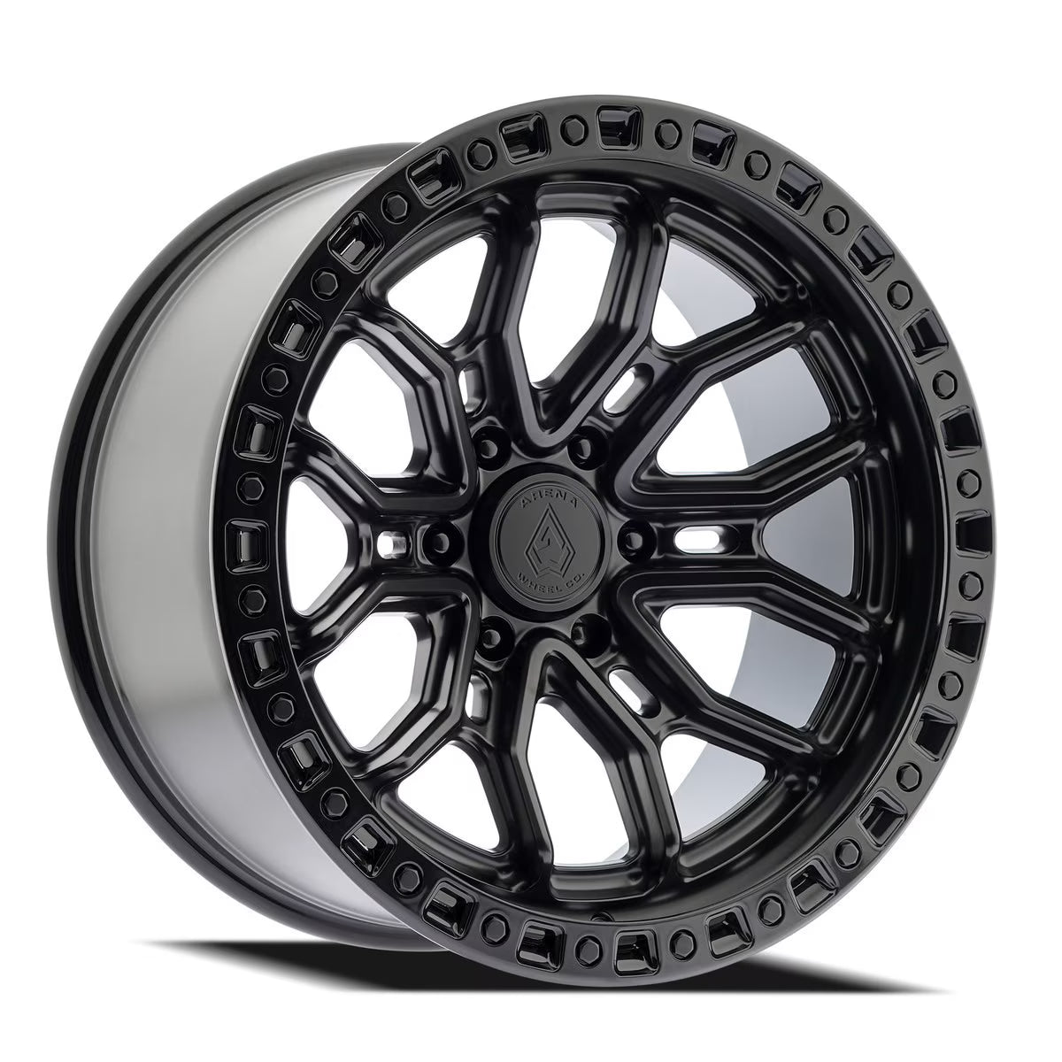 Arena Wheel アリーナ ホイール  A120 TERRA | SATIN BLACK CENTER GLOSSY BLACK LIP