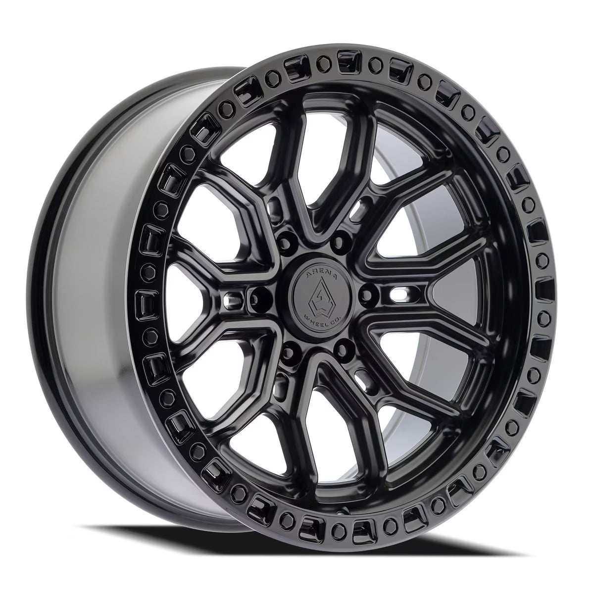 Arena Wheel アリーナ ホイール  A120 TERRA | SATIN BLACK CENTER GLOSSY BLACK LIP