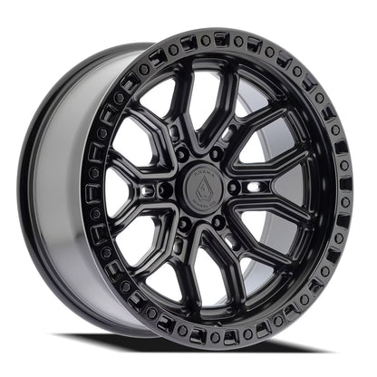 Arena Wheel アリーナ ホイール  A120 TERRA | SATIN BLACK CENTER GLOSSY BLACK LIP