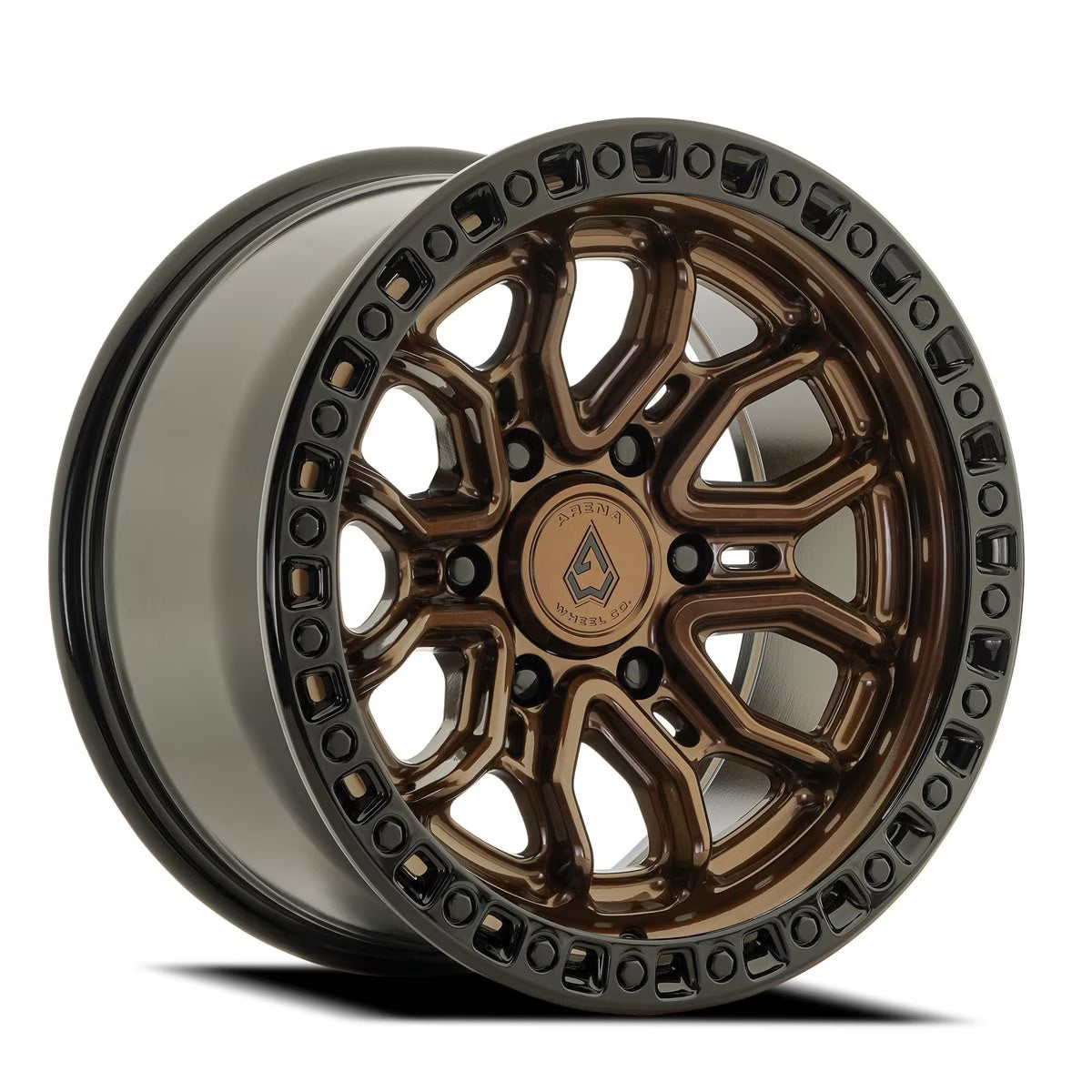 Arena Wheel アリーナ ホイール  A120 TERRA | SMOKED BRONZE CENTER GLOSSY BLACK LIP