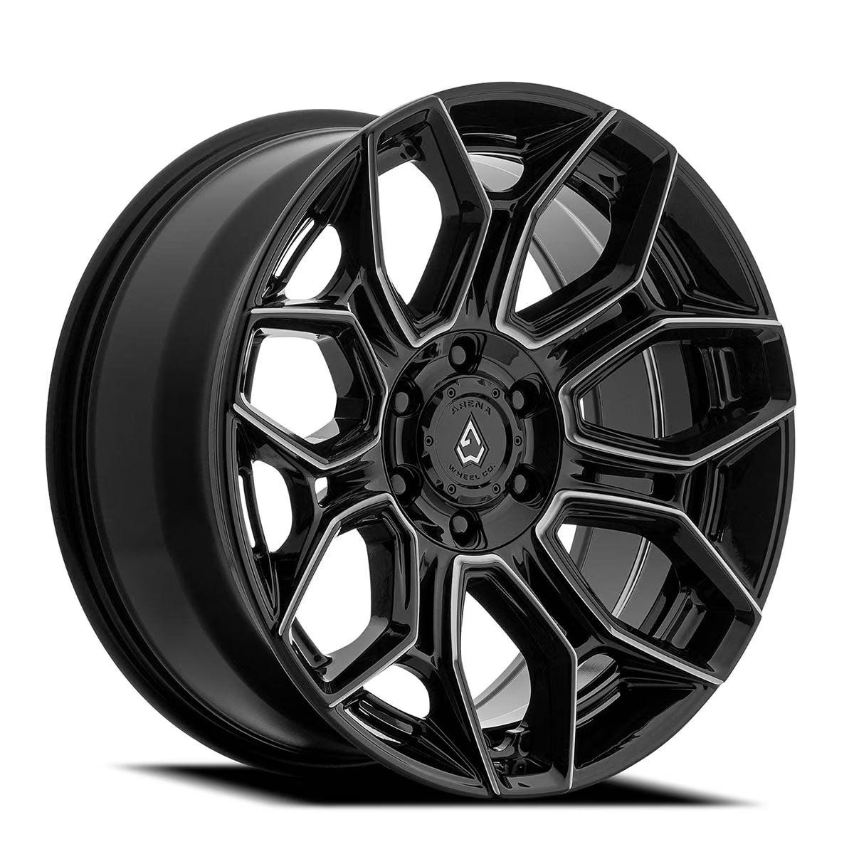 Arena Wheel アリーナ ホイール  A140 VIPER | GLOSS BLACK AND MILLED