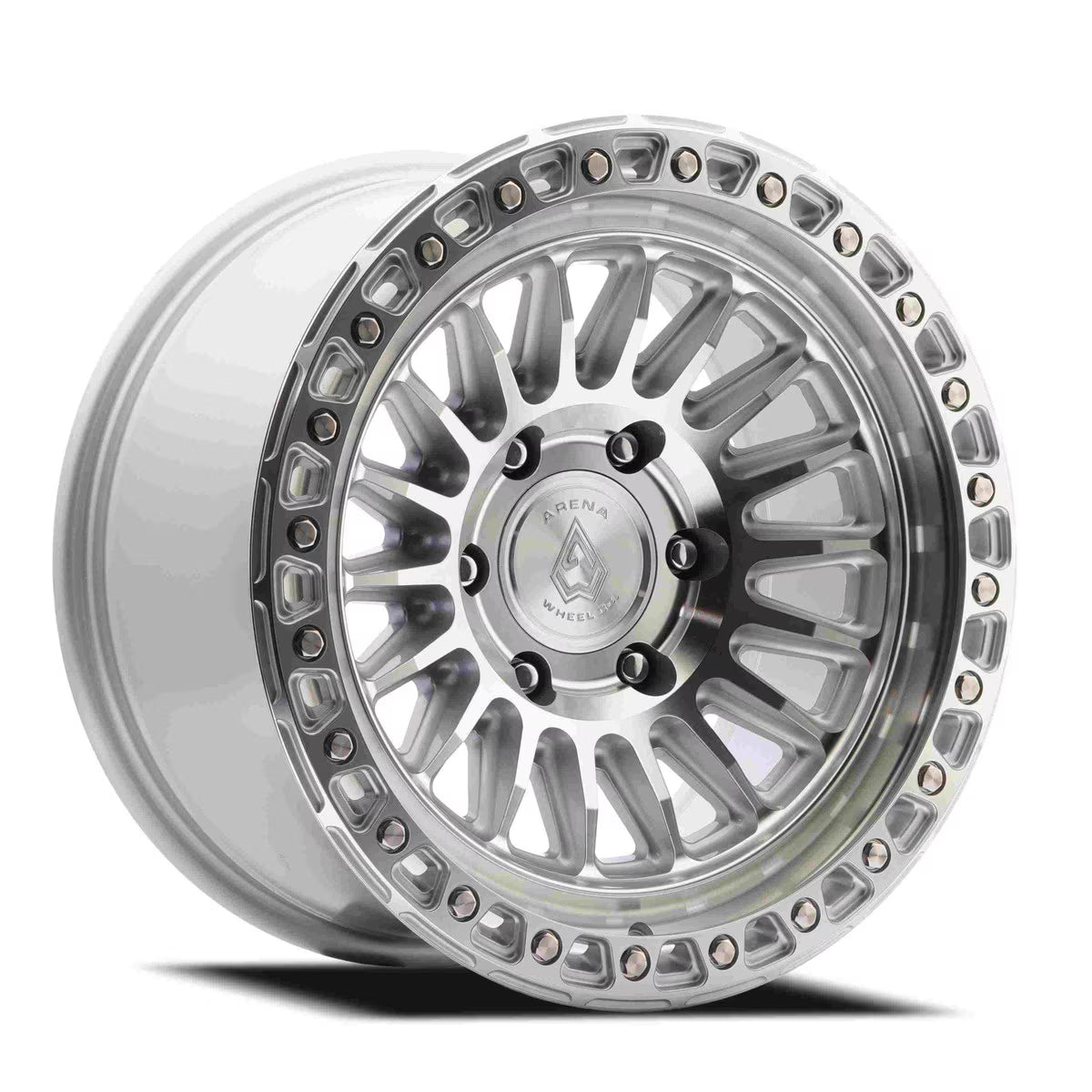 Arena Wheel アリーナ ホイール  A153 APACHE | GLOSS SILVER MACHINED