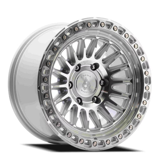 Arena Wheel アリーナ ホイール  A153 APACHE | GLOSS SILVER MACHINED