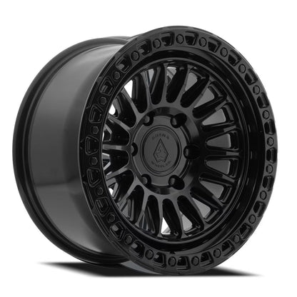 Arena Wheel アリーナ ホイール  A153 APACHE | SATIN BLACK CENTER GLOSSY BLACK LIP