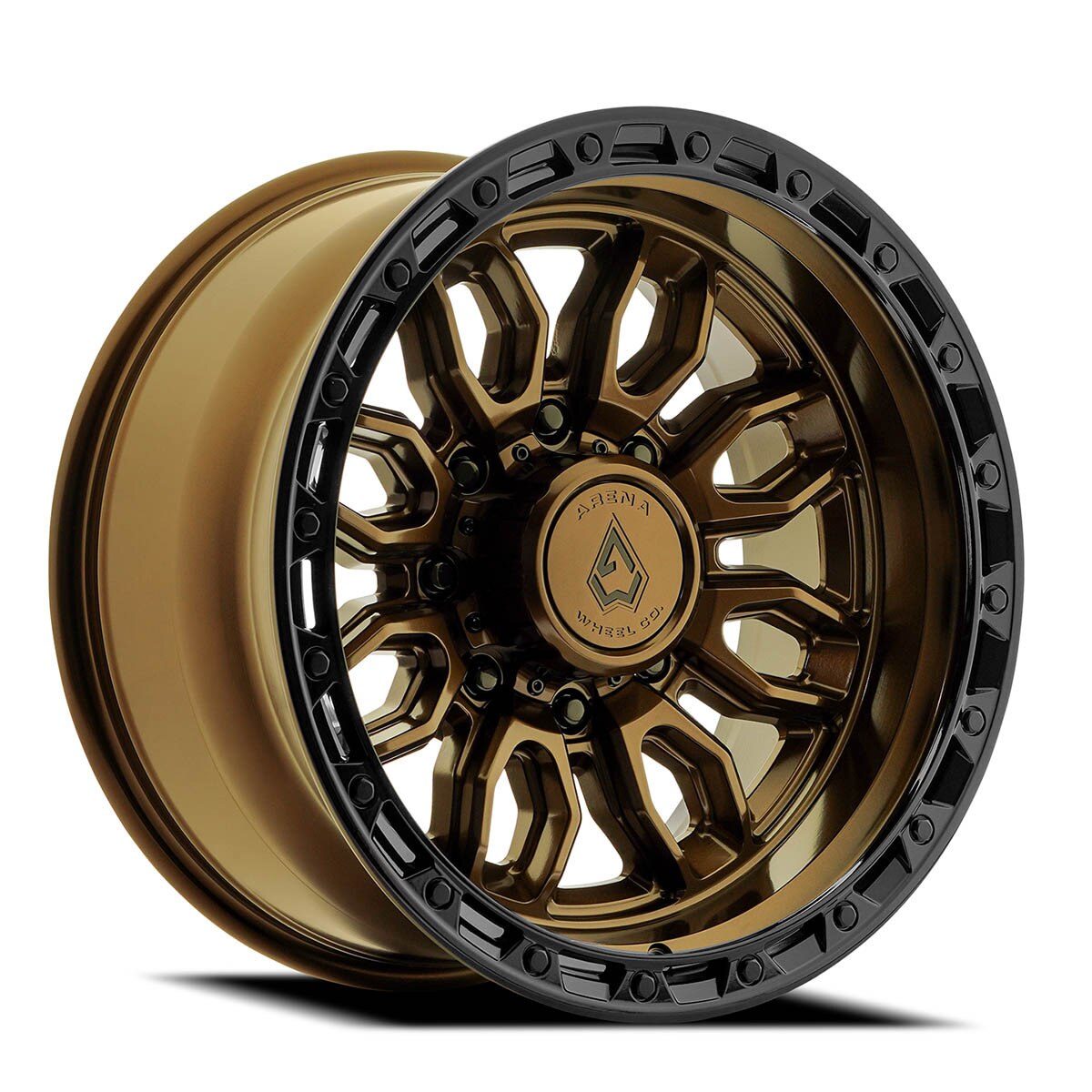 Arena Wheel アリーナ ホイール  A137 PURSUIT | SMOKED BRONZE CENTER GLOSSY BLACK LIP