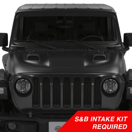 S&B Filters ルビコン用 フードエアスクープ 吸気ダクト付き (S&Bエアインテーク専用) JL/JT共通