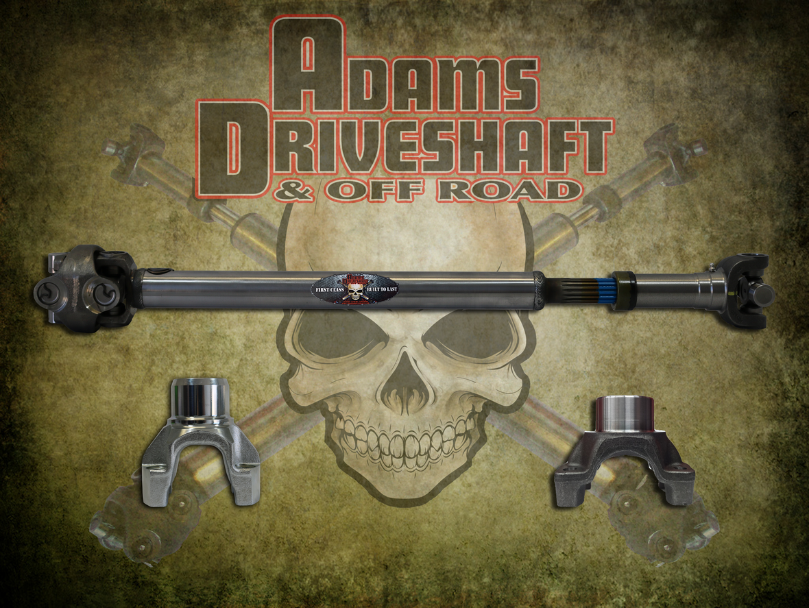 Adams Driveshaft エクストリームデューティ リア 1350 CV ドライブシャフト JLラングラー 4XE用