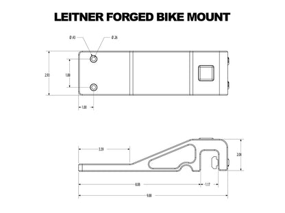 Leitner Designs フォージド (鍛造) バイクラック取付けマウント