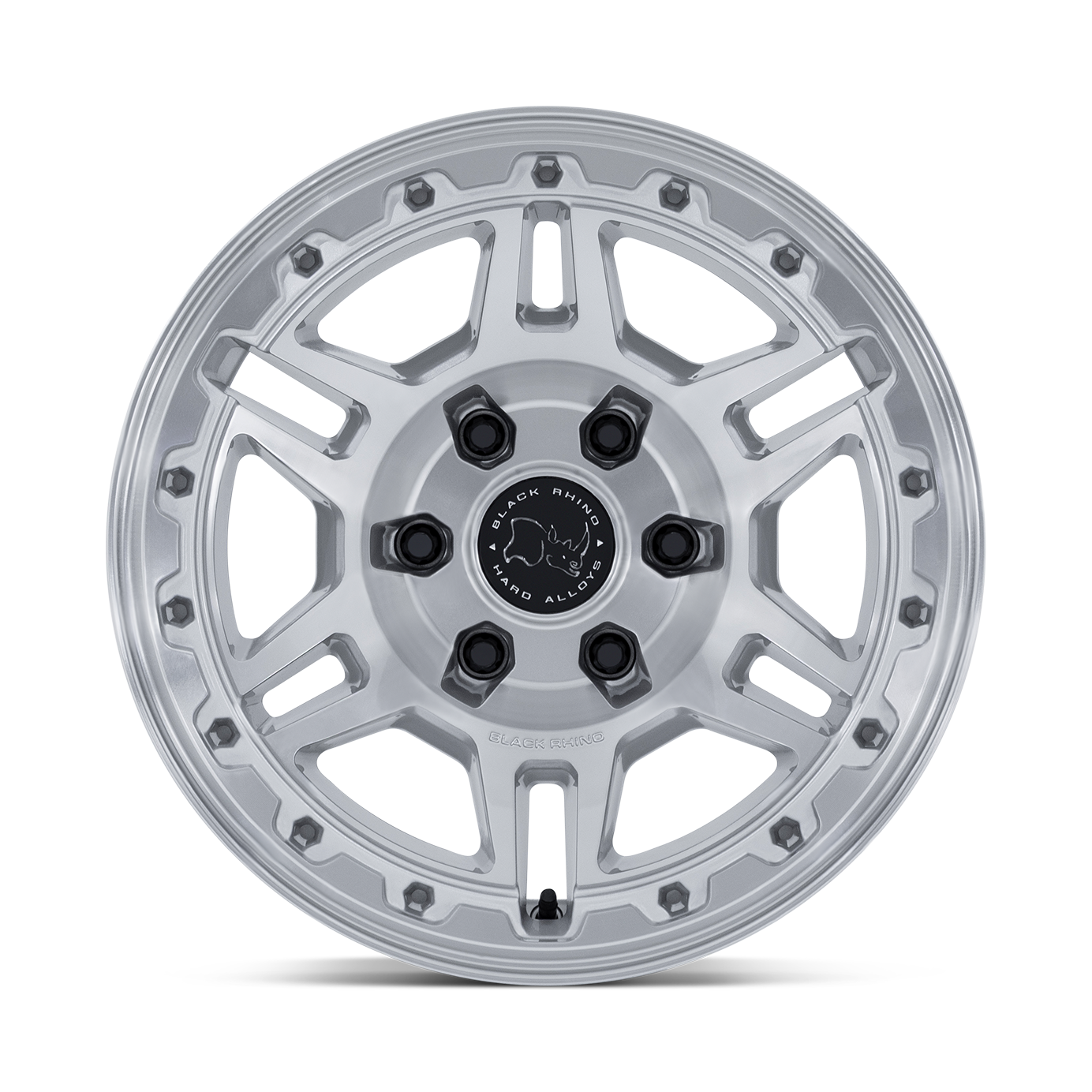 BLACK RHINO ブラックライノ ホイール BR039 VANGUARD | GLOSS SILVER W/ MACHINED FACE
